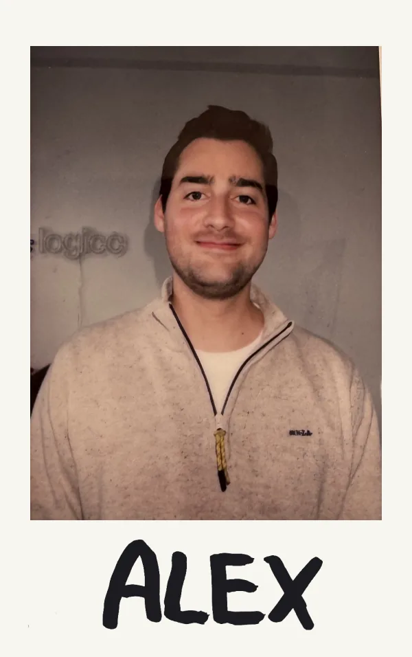 Polaroid von Alex aus dem Logicc-Team