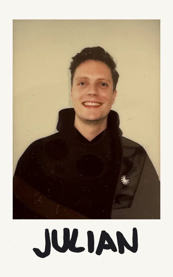 Polaroid von Julian aus dem Logicc-Team